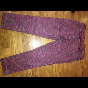 Striped Capri Leggings